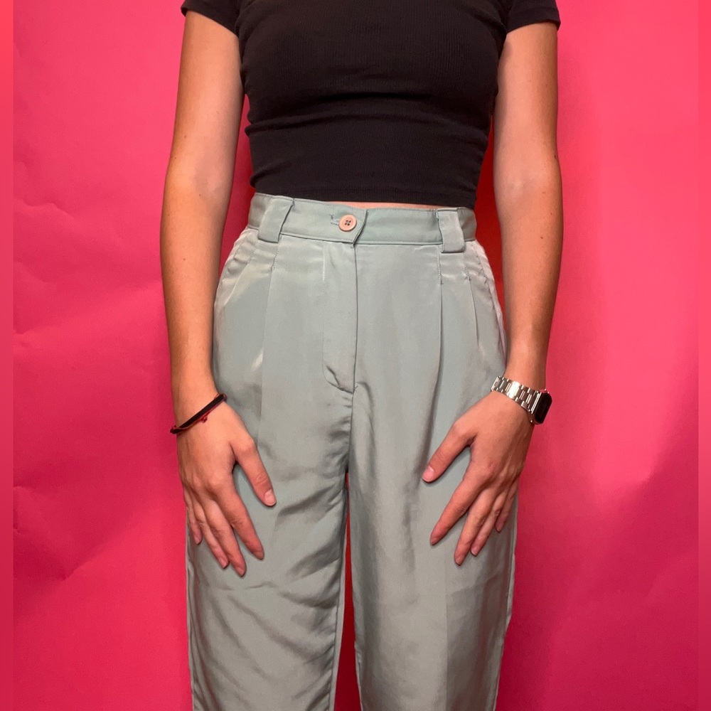 Light green pants